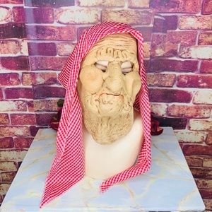 Vintage Ugly Old Crone Hag Lady Latex Mask